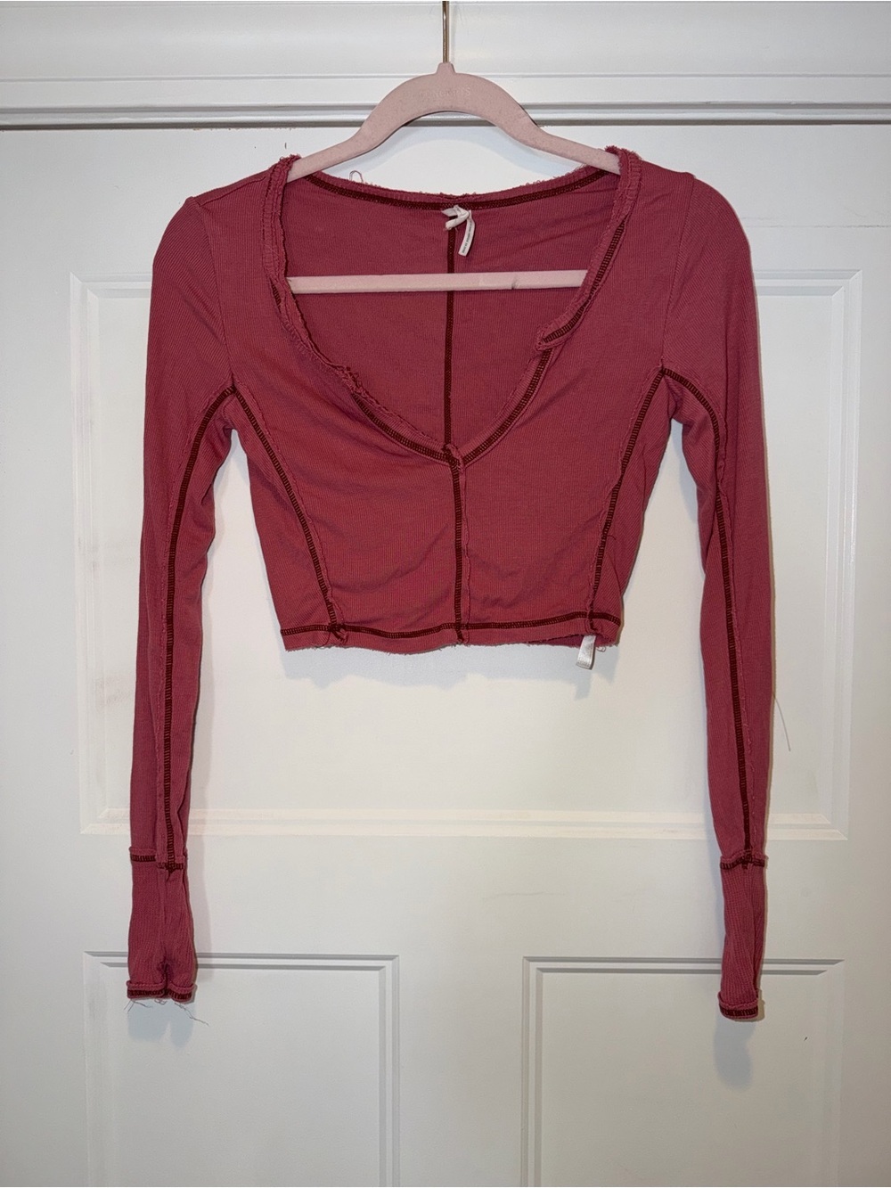 Urban Outfitters Out from Under Long Sleeve Ribbed Crop Top